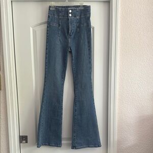 Free People High-Waisted Flare Jeans